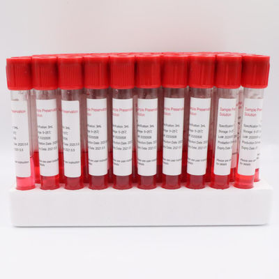 óxido de etileno especial del tubo de la colección de la muestra del hilo 5ml