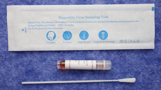 Prueba de la gripe del virus de los tubos del espécimen de la sangre de la reserva del virus de gripe