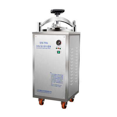 Tres esterilizador vertical de la autoclave de la válvula 75L a prueba de explosiones