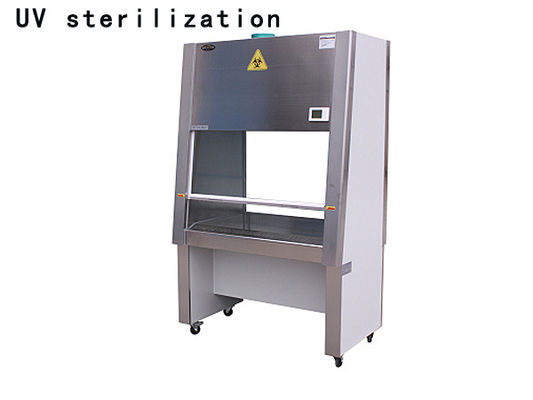 100 esterilización ULTRAVIOLETA de la protección BSCA del gabinete llano de la seguridad biológica
