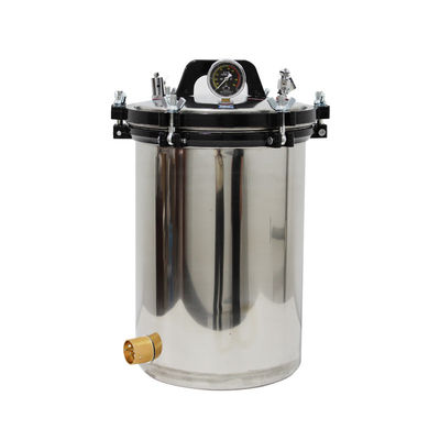 el esterilizador vertical de la autoclave 8L anti escalda la cubierta protectora