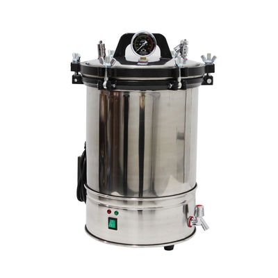 el esterilizador vertical de la autoclave 8L anti escalda la cubierta protectora