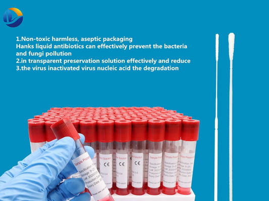 Tubos de ensayo 4ml de la muestra de sangre de Ureaplasma del micoplasma