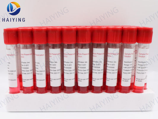 tubos superiores rojos 10ml para la colección de la sangre no reutilizable