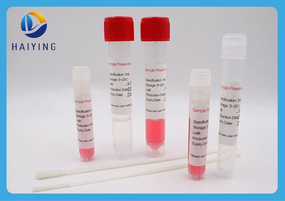 Laboratorio ácido nucléico de los tubos del espécimen de la sangre