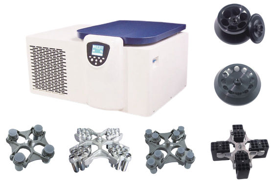 Capacidad máxima refrigerada 4×500ml de la centrifugadora de poca velocidad de escritorio